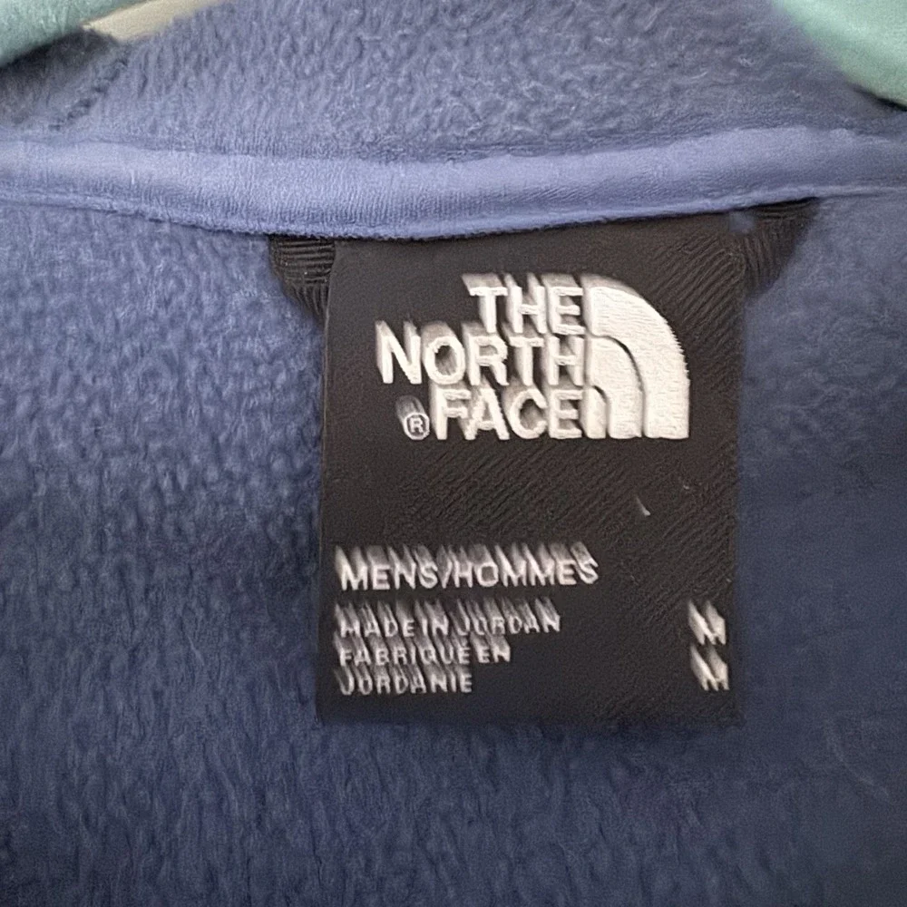The North Face Men's Hoodie Jacket M Blue Full Zip Activewear Outdoor Hiking